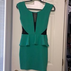 Mint Green Fitted Dress
